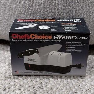 Chef's Choice Hybrid Electric Diamond Hone Knife Sharpener 200-2 New Never Used